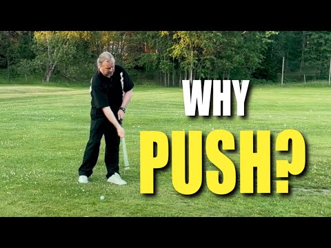 Why push forward and not pull forward?    Understand the effortless golf swing...