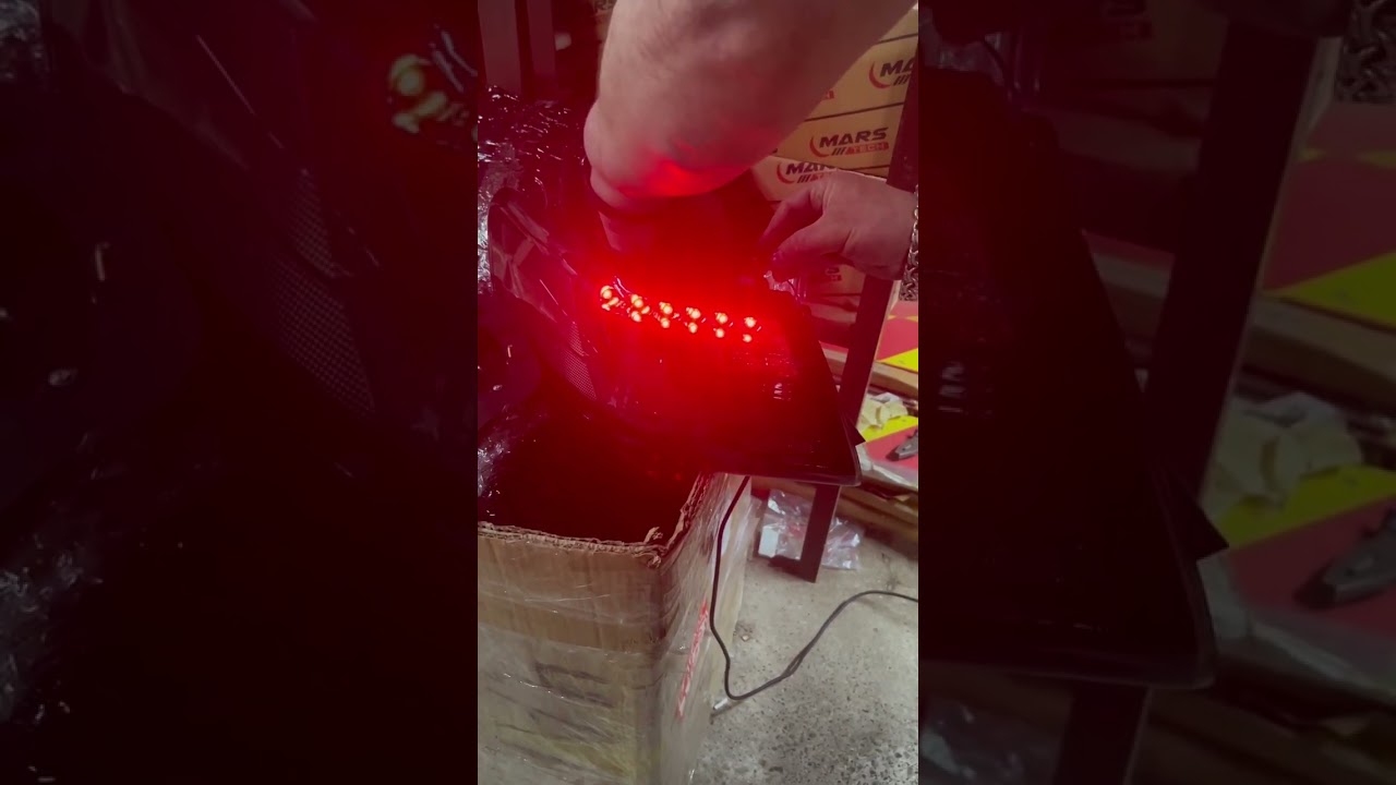 Toyota Camry 2006-2011 Tail Lights (2 pcs, LED Black) Video 1