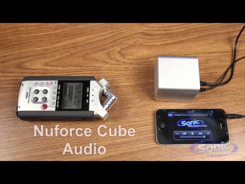 NuForce Cube Speaker - Silver-video