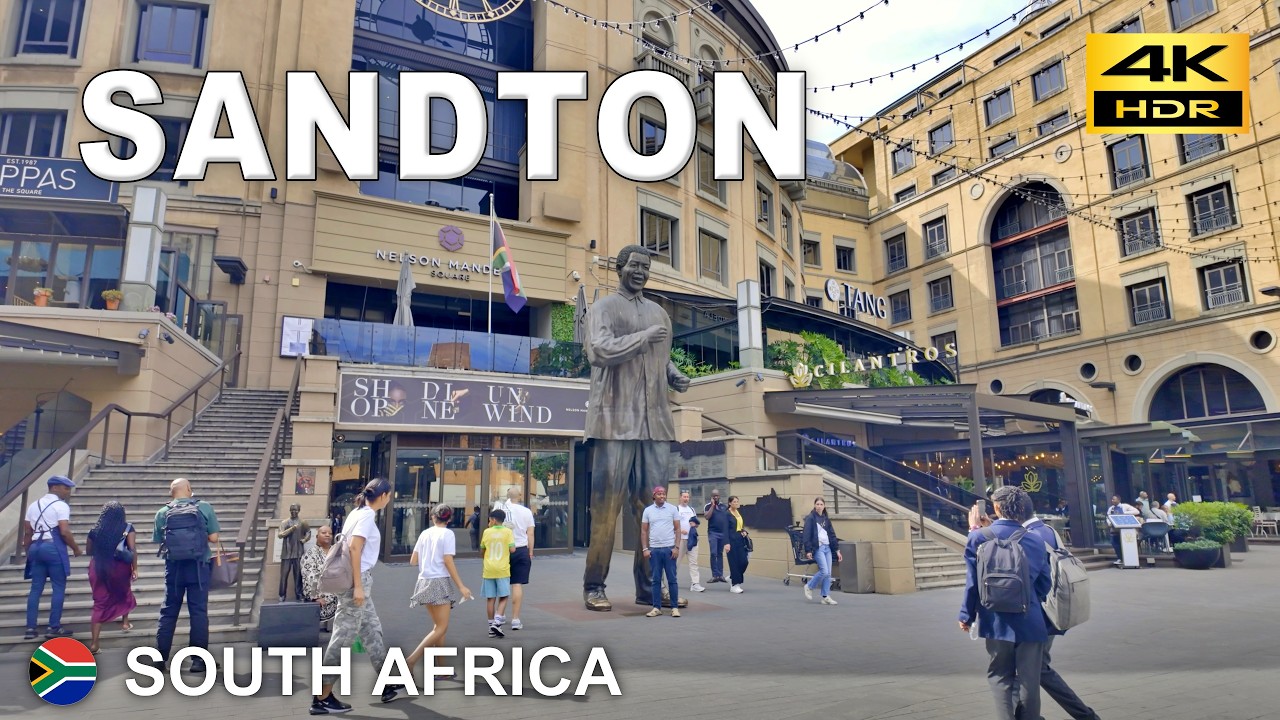 Sandton – Walking Africa’s Richest Square Mile & Nelson Mandela Square 🇿🇦 South Africa 2026 [4K HDR]