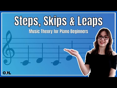 Introduction to Intervals: Steps, Skips & Leaps | Music Theory for Piano Beginners