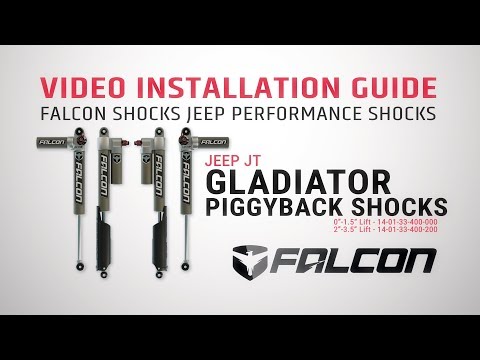 JT Gladiator Piggyback Shocks Install | Falcon Shocks