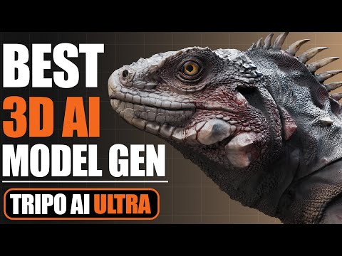 Erstellen Sie in Sekundenschnelle 3D-KI-Modelle der nächsten Generation (Tripo Ultra)