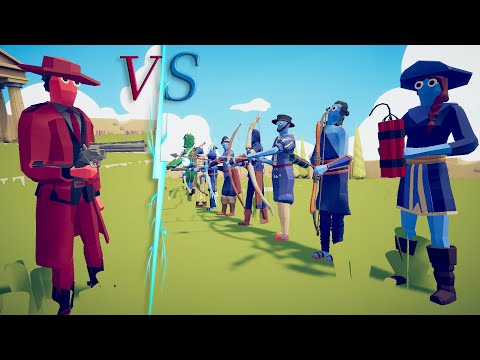SUPER GUNSLINGER vs ALL FACTIONS Tabs - Totally Accurate Battle Simulator