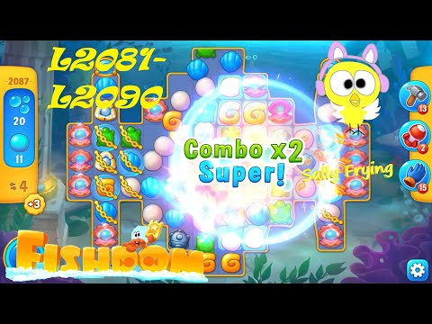 Fishdom level 2081 to 2090