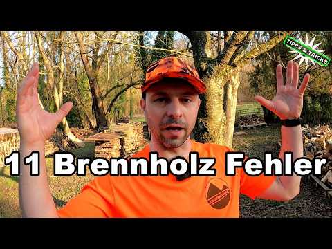 Die 11 häufigsten Fehler beim Brennholz selber machen