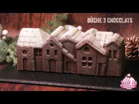 Christmas Yule Log 3 Chocolates