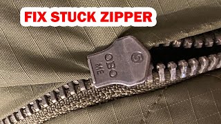 How to fix a stuck zipper | Without any damage