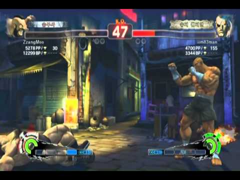 SFIV AE Team Battle 16 - ZzangMoo(Zangief) VS iim83man(Sagat)