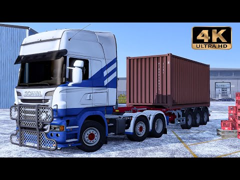 To Bordeaux with Scania R500 V8 | Euro Truck Simulator 2 Gameplay "4K"