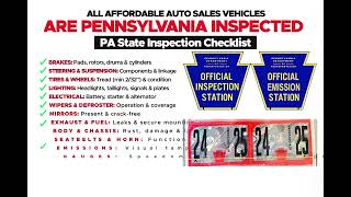 Chambersburg Affordable Auto Sales Inspected Vehicles
