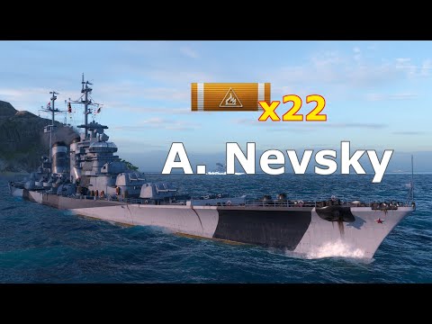 World of WarShips Alexander Nevsky - 4 Kills 291K Damage