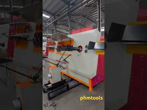 Automatic stirrup bending machine 4-12mm bi-directional bending ,two end bending