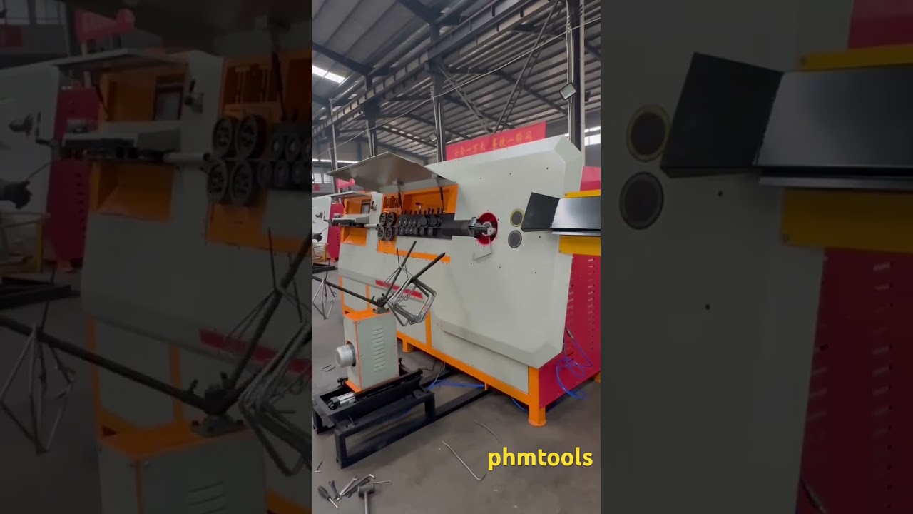 Automatic stirrup bending machine 4-12mm bi-directional bending ,two end bending