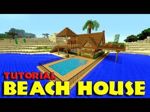 A1MOSTADDICTED MINECRAFT - Minecraft: How To Build A BEACH House Tutorial (Simple & Easy Small Minecraft House Tutorial )