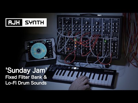 'Filter on Filter' Jam: Ladder into Fixed Filter Bank 914 & Lunar Module 'Bit-crushing' Drum Sounds