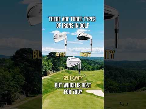 Different types of irons explained! ✅🏌️‍♂️ #golfclubs #golfirons #golf