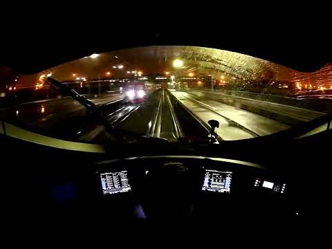 Quantum Dog   Night Drift Slowed + Reverb (Traveling by train, view from the driver's cab)