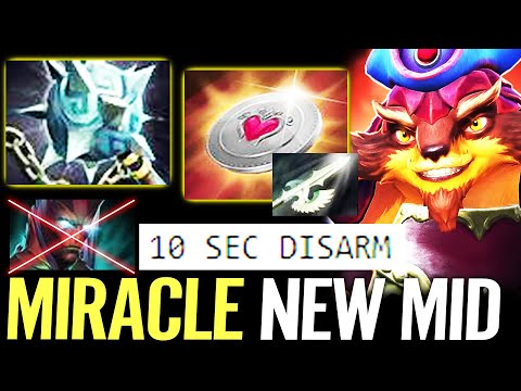 🔥 MIRACLE Pangolier 100% New Mid Hero — Gleipnir + 10s Disarm Counter Terroblade Dota 2 Pro