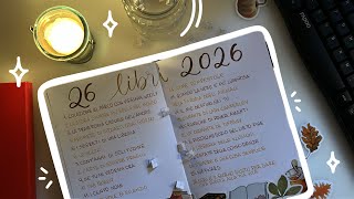 26 LIBRI PER IL 2026 | sfida di lettura per il nuovo anno 📚
