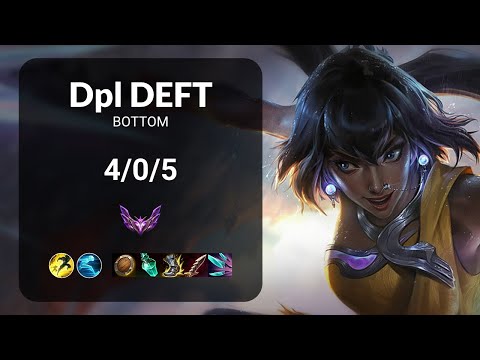 Dpl Deft Nilah vs Draven BOTTOM - KR  Patch 13.16