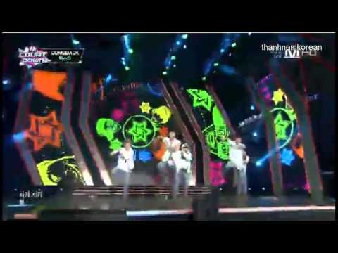 130808 Bigstar - Intro + Run Run @ M! Countdown Summer Special