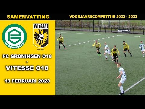 Samenvatting FC Groningen O18 - Vitesse O18 zaterdag 18 februari 2023