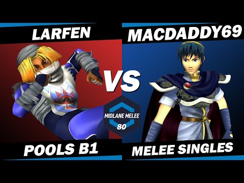 Larfen vs macdaddy69 - Pool B1 | Midlane Melee 80