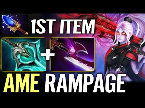 AME [Drow Ranger] Imba Frost Arrows Damage with Scepter Build Dota 2