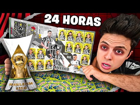 COMPLETEI O ÁLBUM DO BRASILEIRÃO EM 24 HORAS! - Desafio