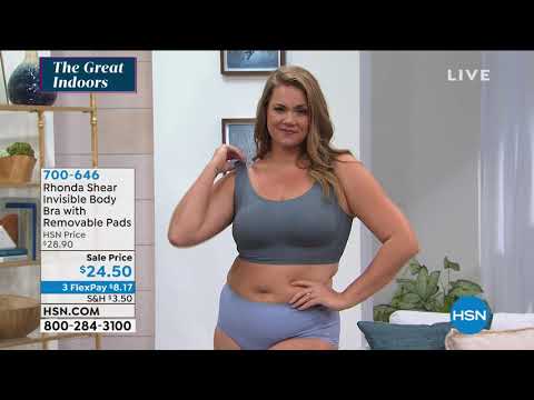 Rhonda Shear Invisible Body Bra with Removable Pads