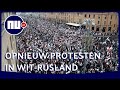 Duizenden Wit Russen ondanks waarschuwingen de straat op | NU.nl