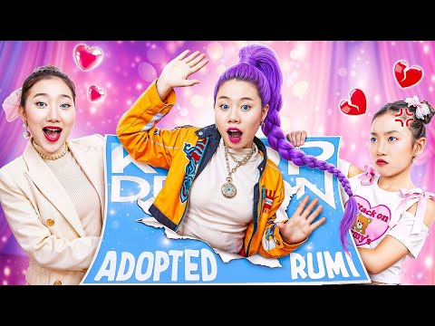 Rumi From Huntrix Was Adopted By A Superstar Family! My Adopted Sister Is KPop Demon Hunters