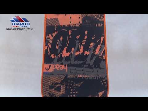 SNB 18079 snowboard HEAD FLOCKA LFW 4D 2018, BLACKorange