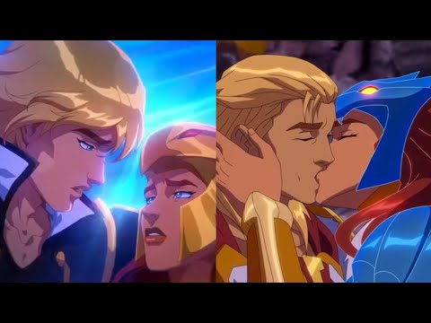 Adam & Teela's Joint Transformation & Kiss