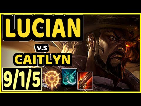 MICAO (LUCIAN) vs CAITLYN - 9/1/5 KDA BOTTOM ADC GAMEPLAY - BR Ranked GRANDMASTER