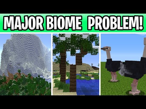 Minecraft Major Biome Update Problem! 1.17 & 1.18 Mountain, Desert, Savanna, Swamp & Badlands!