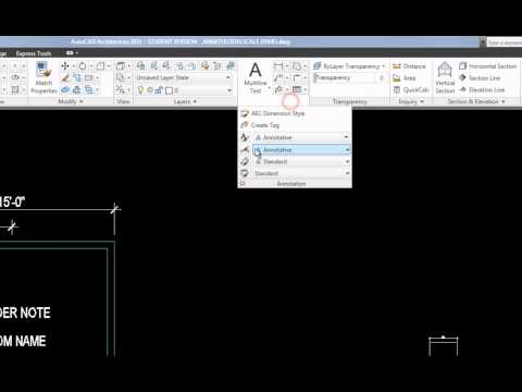 AutoCAD Fund.: Annotation scale