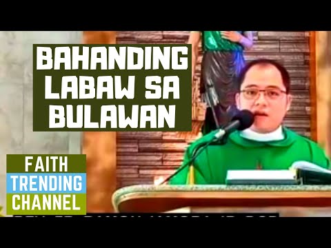 SERMONG MATANDOG KA: UNSAY BALOS SA KAAYO?