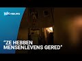 Groep jongeren redt bewoners uit brandend pand Amsterdam