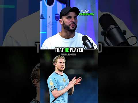 Kyle Walker on Playing with David Silva AND Kevin De Bruyne 👑 #shorts
