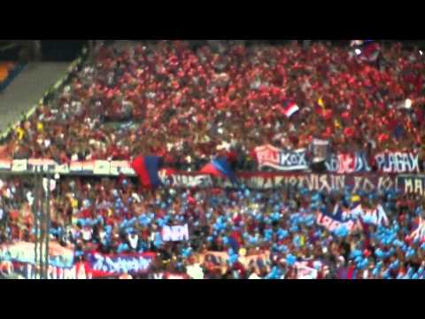 "MEDELLIN vs anal Liga postobon II 01-SEP-2012 Fecha # 7 Salida del ROJO al ritmo de la MURGA" Barra: Rexixtenxia Norte • Club: Independiente Medellín