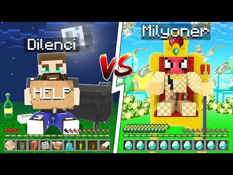 MİLYONER FERİTED VS DİLENCİ TARIK - Minecraft