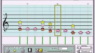 Twinkle Little star: Mario Paint Composer