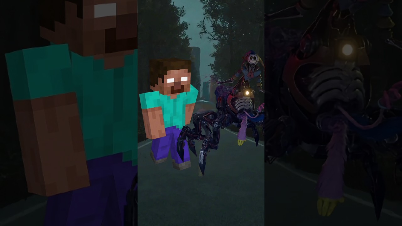 Herobrine VS Poppy Playtime #fnaf #edit #poppyplaytime #herobrine @Mob_Entertainment