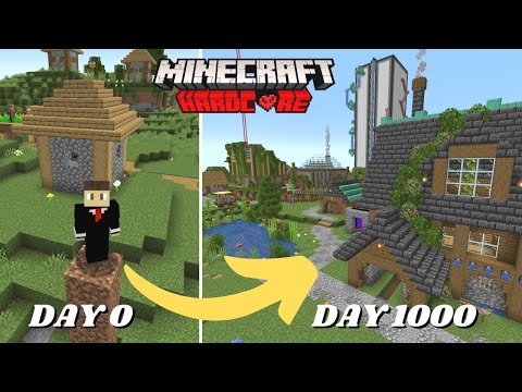 effectunknown - I Survived 1,000 Days in Hardcore Minecraft Survival [FULL MOIVE]