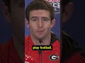 Stetson Bennett: 'I just want to be the best I can be.' #georgia #shorts