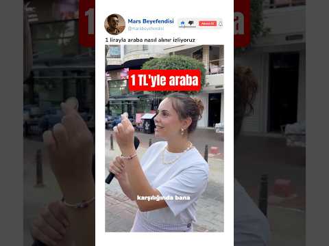 1 lirayı takaslayarak araba alma serisi @reykogov