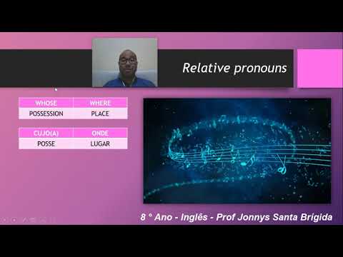 03/08 - 8 ° Ano - Inglês - Prof Jonnys Santa Brígida