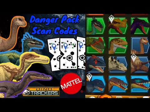 All Jurassic World Dino Trackers  2023 Danger Pack Scan Codes!!